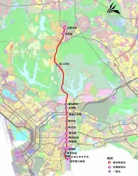 深圳地铁13号线最新线路图，解读城市发展的脉络